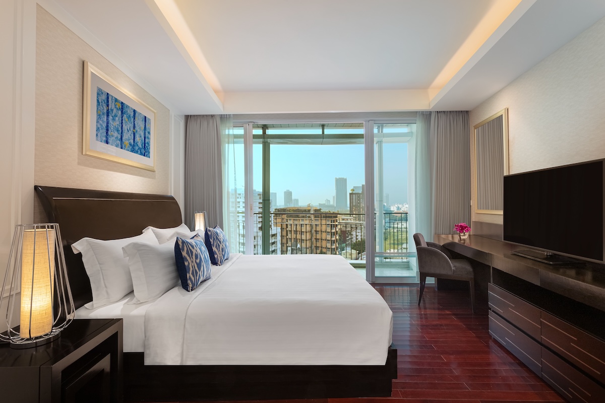 ดุสิต สวีท ราชดำริ กรุงเทพฯ Dusit Suites Hotel Ratchadamri — ห้องนอน