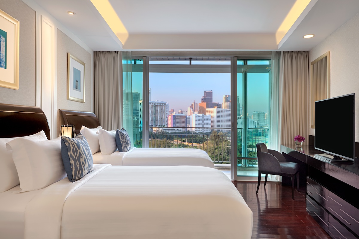 ดุสิต สวีท ราชดำริ กรุงเทพฯ Dusit Suites Hotel Ratchadamri — ห้องนอนแขก