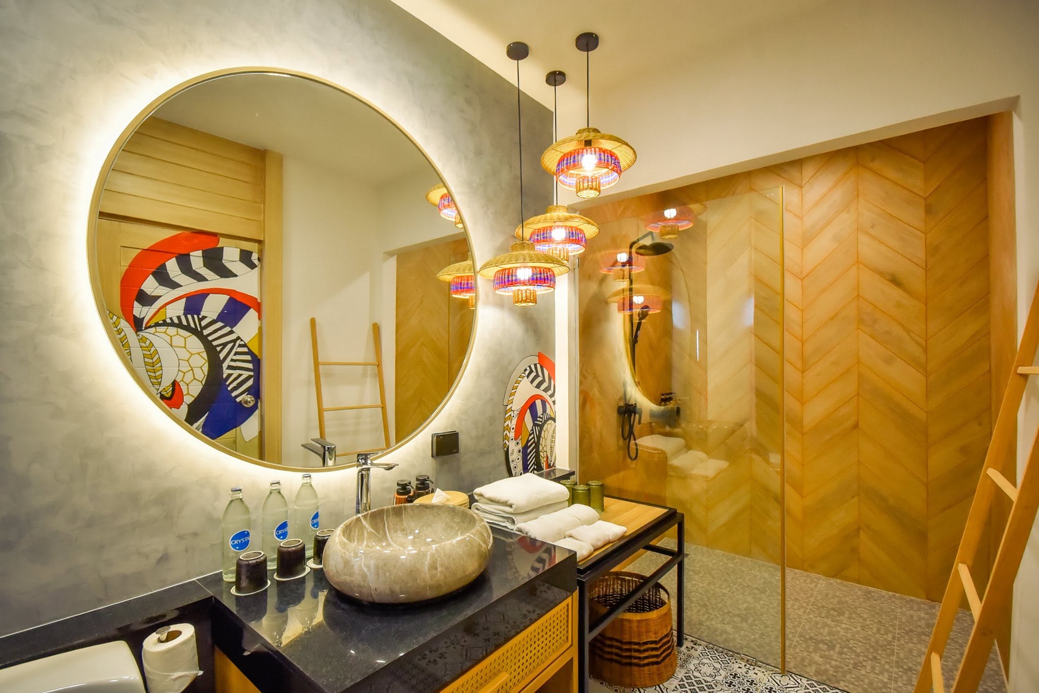 อีสาน อีสาน รีสอร์ท เขาใหญ่ Isaan Isan Resort Khaoyai — ห้องน้ำ