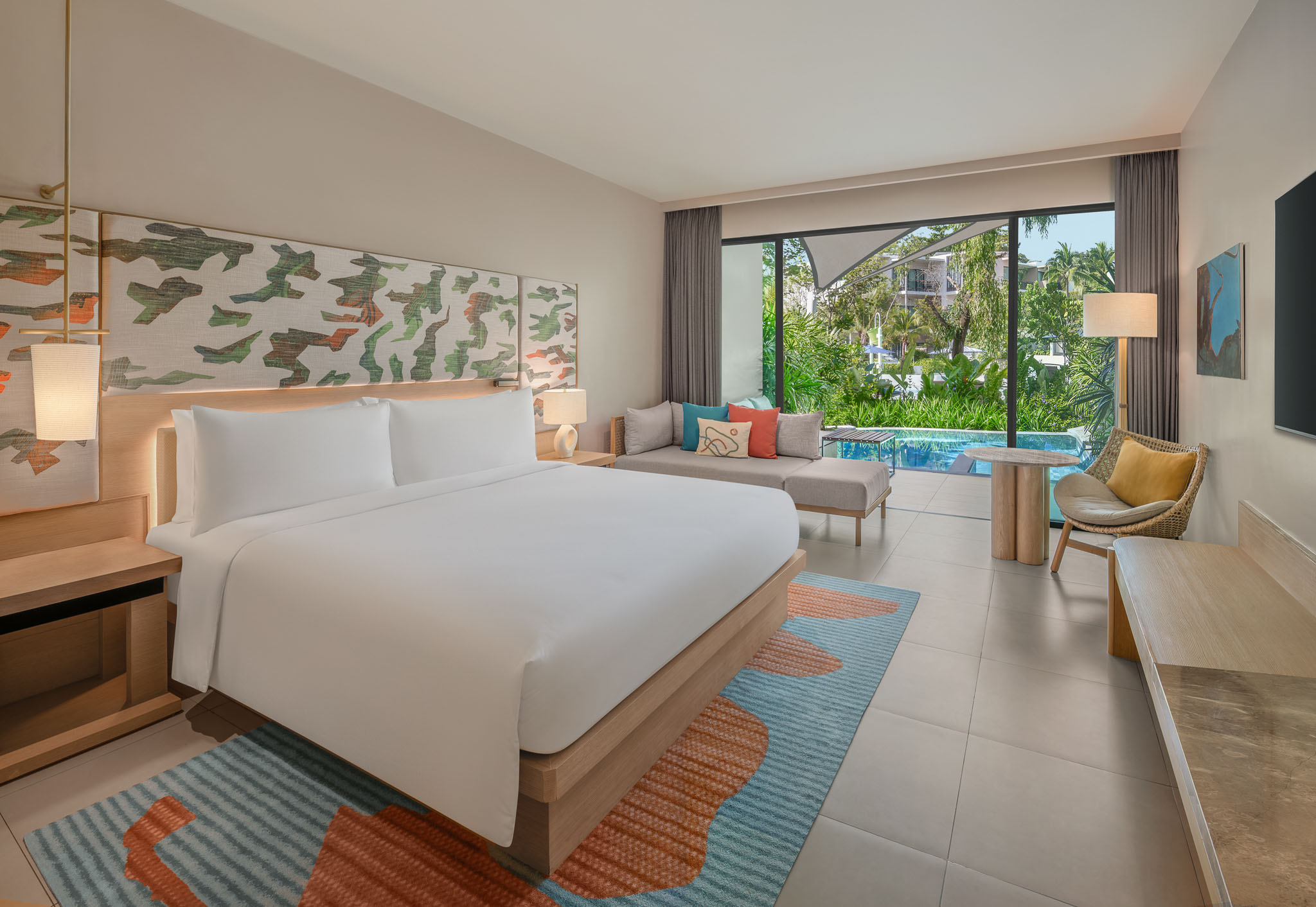 เลอ เมอริเดียน ภูเก็ต ไม้ขาว บีช รีสอร์ท Le M&eacute;ridien Phuket Mai Khao Beach Resort — ห้องนอน