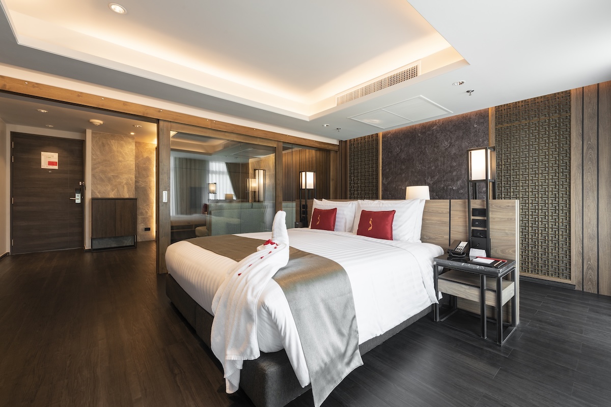 รามาดา พลาซา บาย วินด์แฮม เจ้าฟ้า ภูเก็ต Ramada Plaza by Wyndham Chao Fah — ห้องนอน