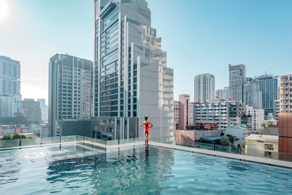 สกายวิว โฮเทล กรุงเทพฯ เอ็ม ดิสทริคท์ SKYVIEW Hotel Bangkok EM District — ภาพภายนอก