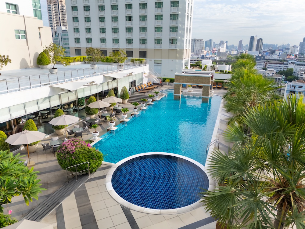 โรงแรมเดอะ เบอร์เคลีย์ ประตูน้ำ The Berkeley Hotel Pratunam — สระว่ายน้ำ