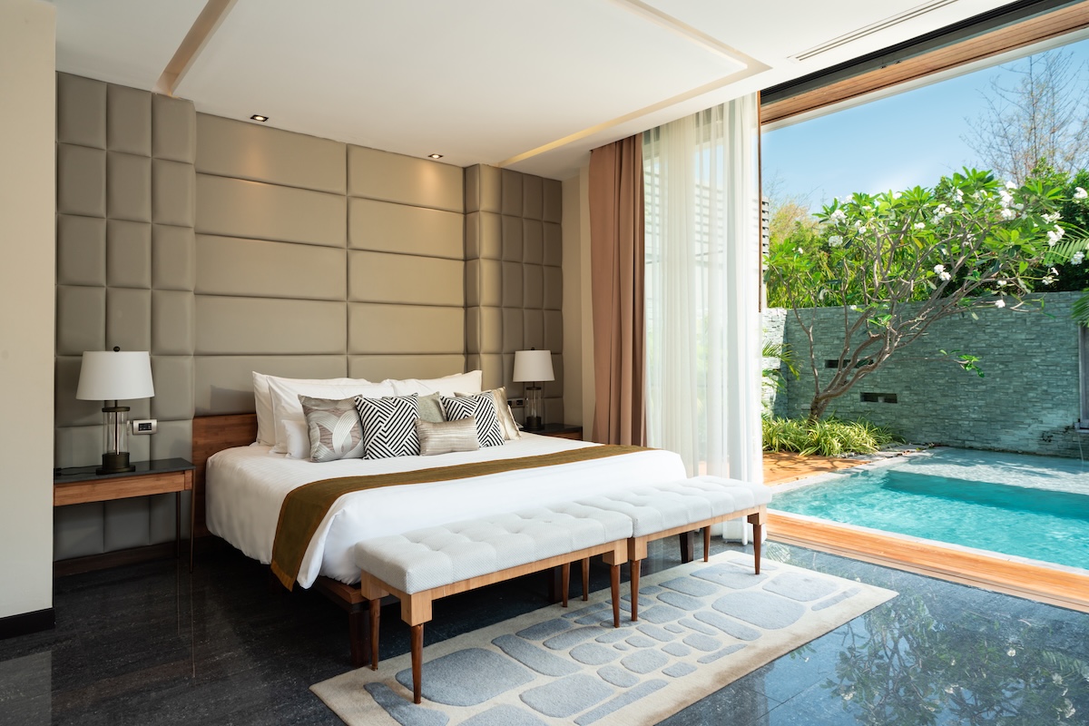 วี วิลล่า หัวหิน เอ็มแกลเลอรี คอลเลคชั่น V Villas Hua Hin – MGallery Collection — ห้องนอน